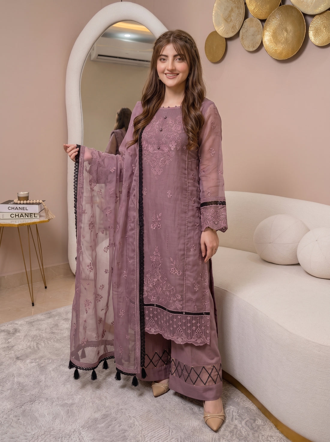 New Arrival | Premium 3PCS Embroidered Khadinet Suit for Women