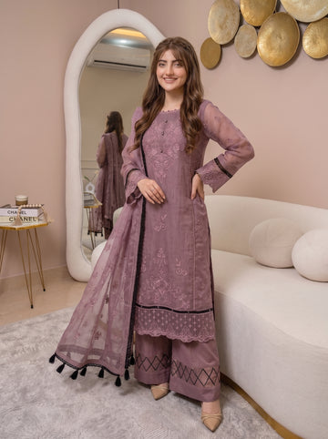 New Arrival | Premium 3PCS Embroidered Khadinet Suit for Women
